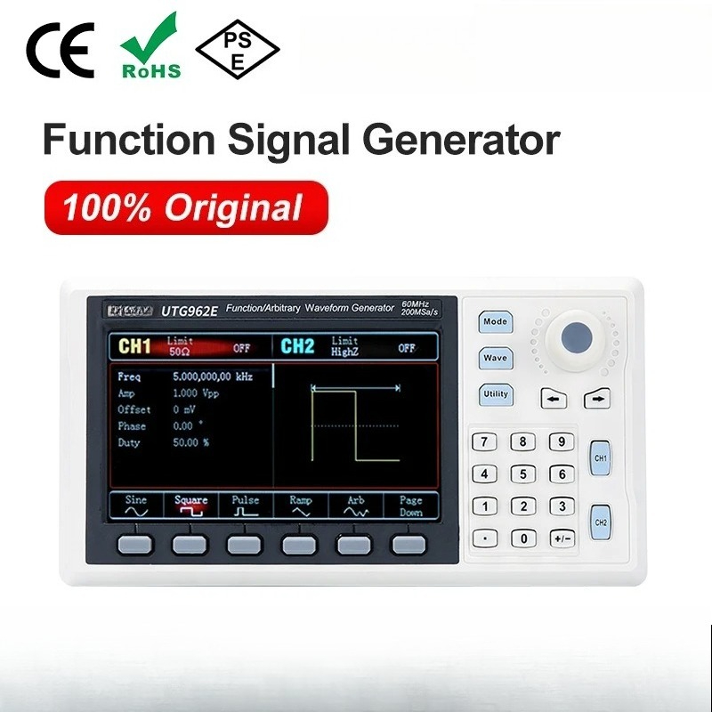 Fonksiyon Sinyal Jeneratörü UT - Dual Channel Arbitrary Waveform Function Generator 60Mhz incelemesi ve fiyatı